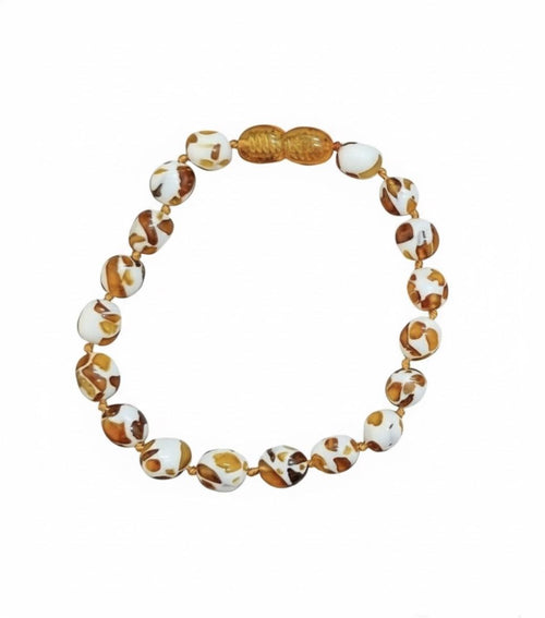 Bebek Sakinleştirici Bileklik - Uyku Düzeni - Rahatlatıcı - Mozaik Baltık Damla Kehribar