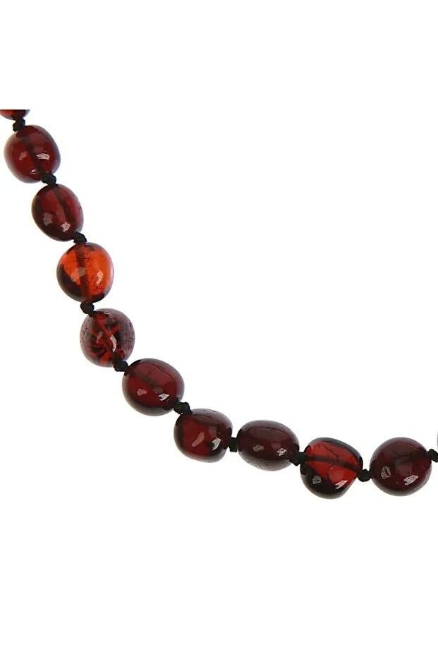 Damla Kehribar Barok Bebek Bileklik