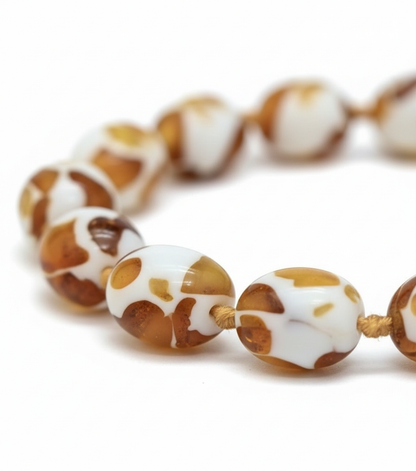 Bebek Sakinleştirici Bileklik - Uyku Düzeni - Rahatlatıcı - Mozaik Baltık Damla Kehribar