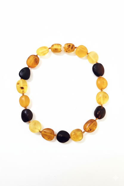 Ham Kehribar  Yetişkin Bileklik 19 cm