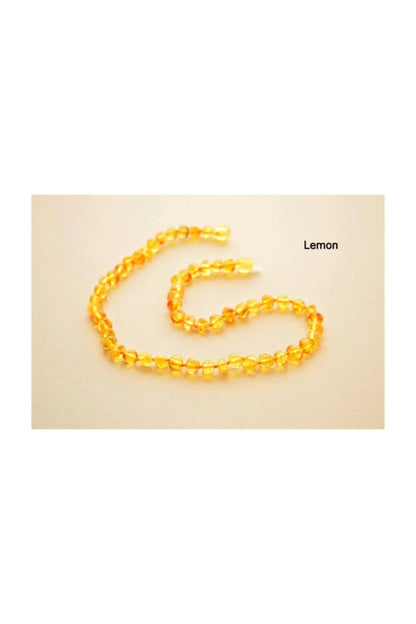 Kız Erkek Bebek Kolye Limon Renk