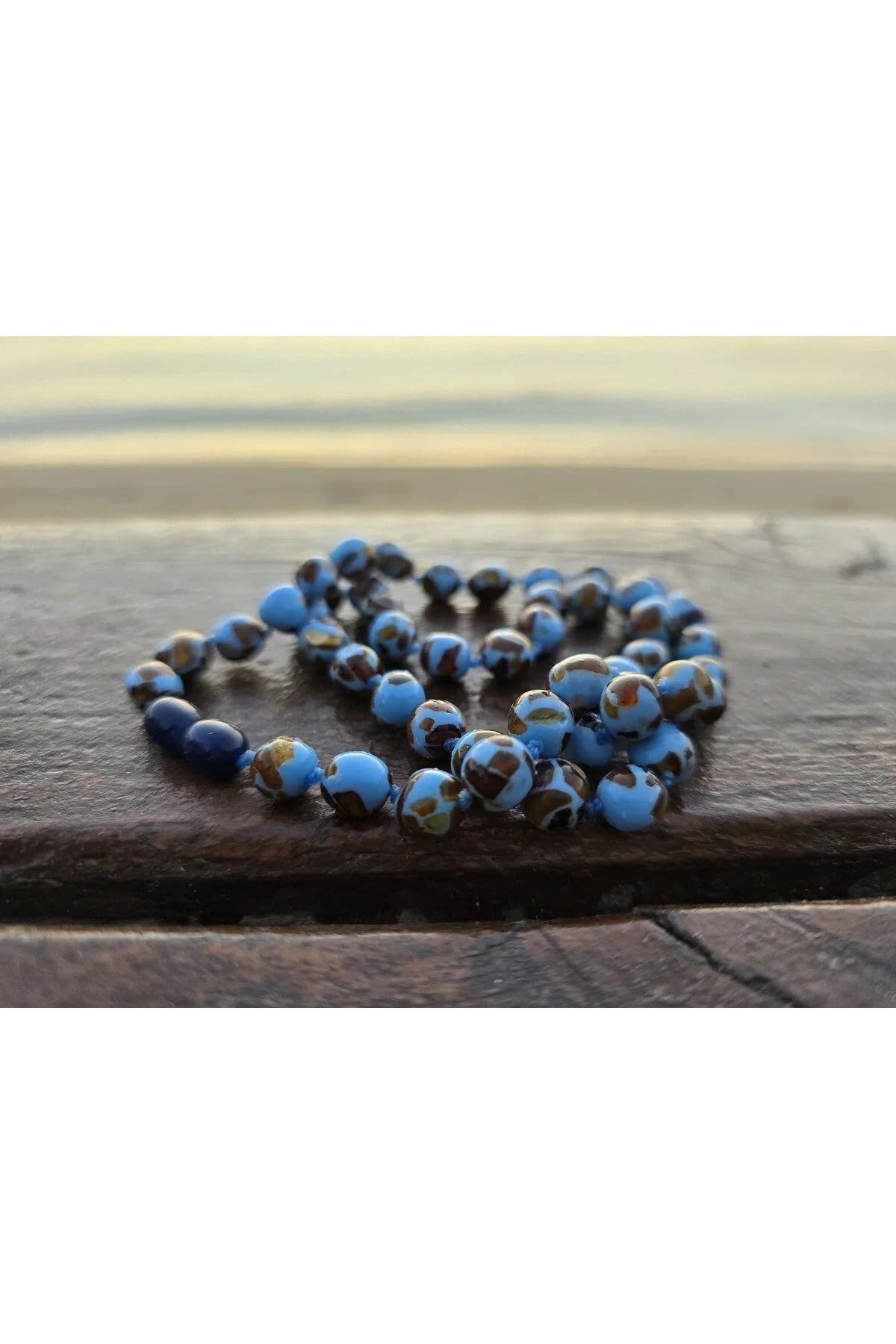 Mozaik Kehribar - Yetişkin Kehribar Kolye Doğal Sakinleştirici Kolye