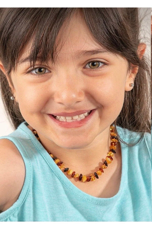 Çocuk Kehribar Kolye 38 - 40 cm