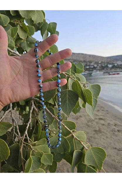 Mozaik Kehribar - Yetişkin Kehribar Kolye Doğal Sakinleştirici Kolye