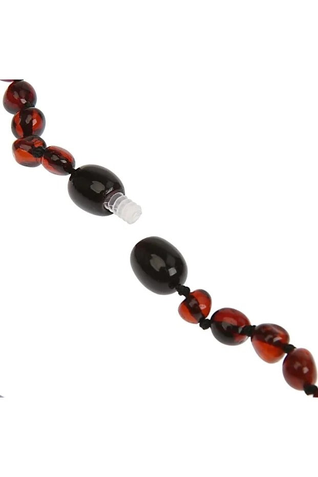 Damla Kehribar Barok Bebek Bileklik