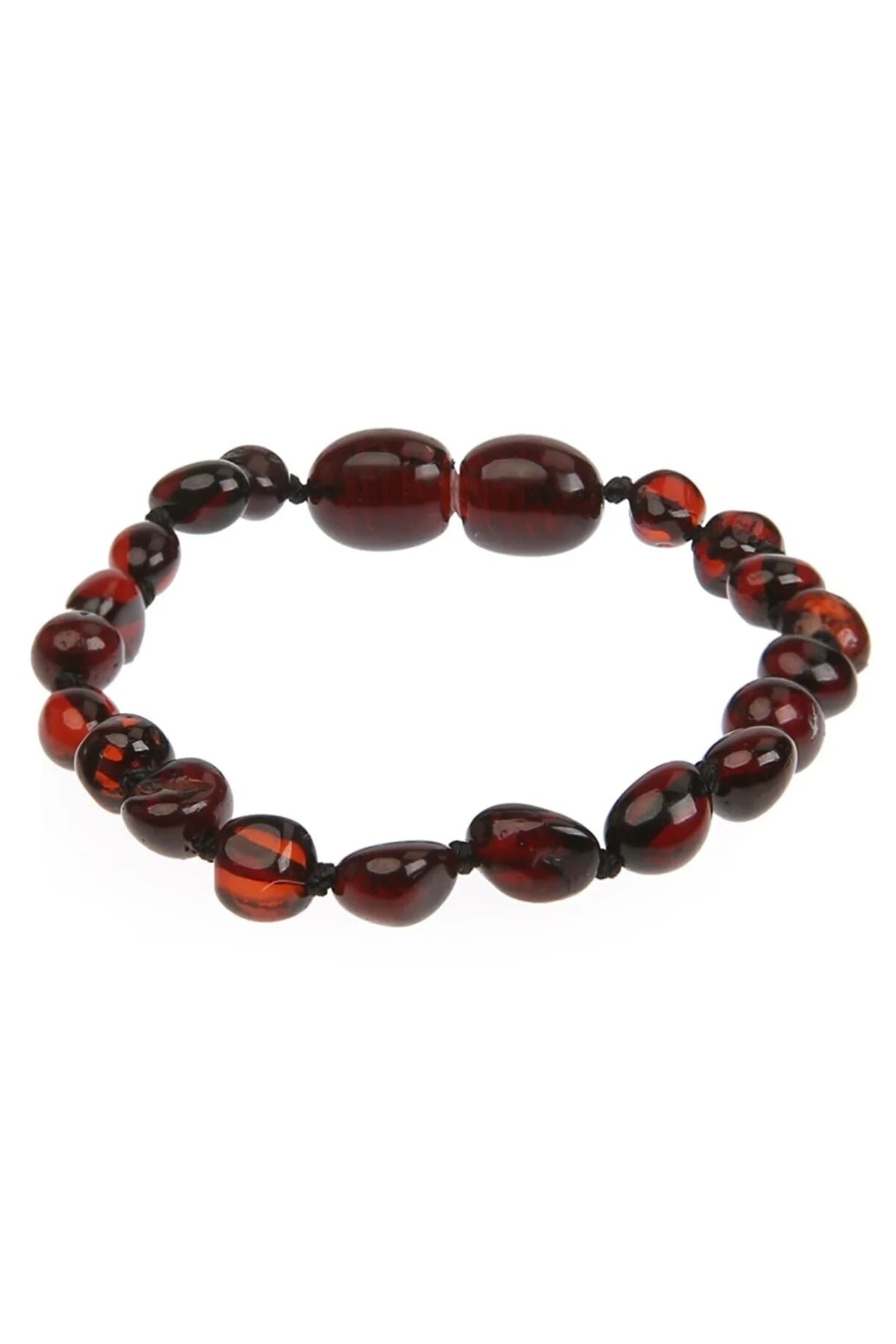 Damla Kehribar Barok Bebek Bileklik