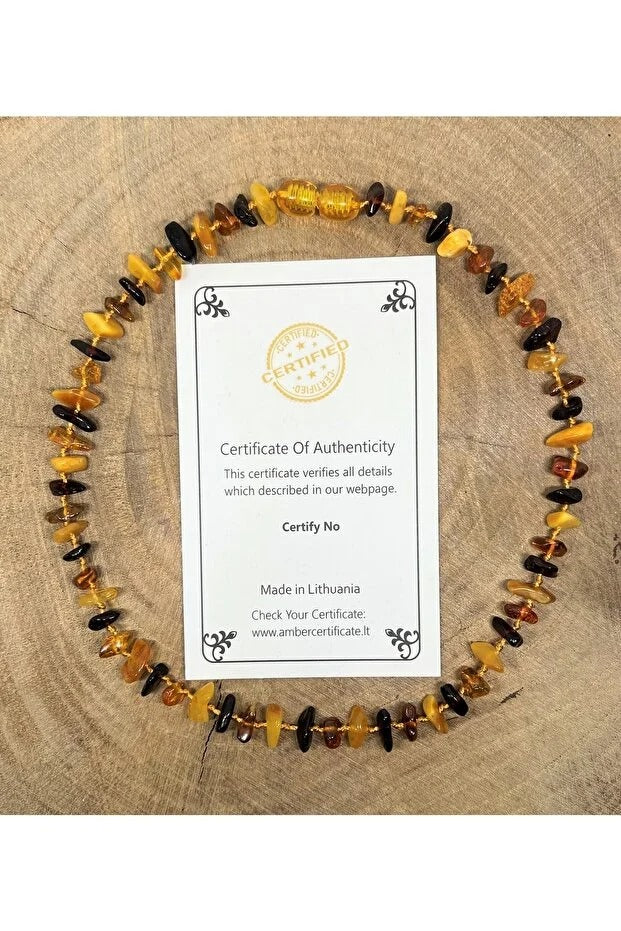 Çocuk Kehribar Kolye 38 - 40 cm